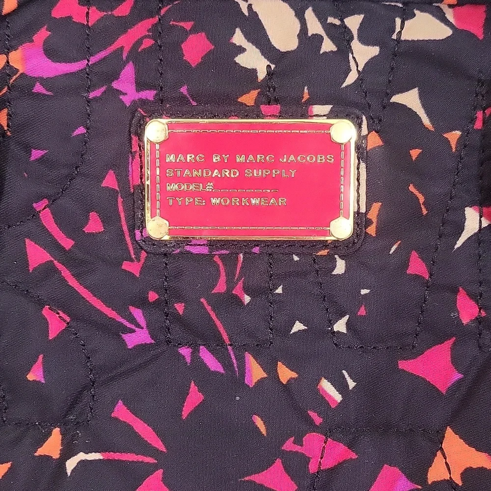 Marc Jacobs Black with Abstract Print Tablet Carry Case